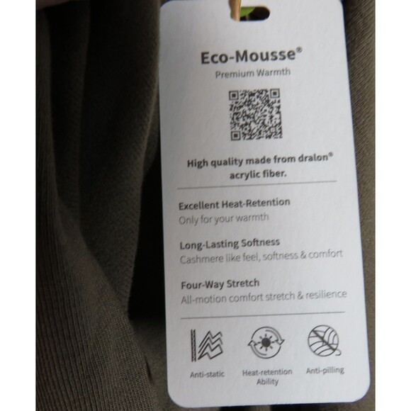 OGL EcoMousse ProWarm Surplice Wrap Look Long Sleeve Tuckable Top Size XL - Picture 11 of 11